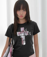 CROSS KIRA TEE (BLACK) F26QB054