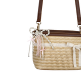 PEARL RIBBON TASSEL KEYRING
