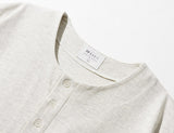 26SS★ Jean Henley Neck Short Sleeve T-shirt