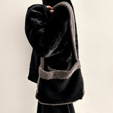 Danmi Mustang Fleece Shoulder Bag