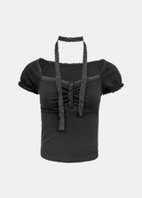 Dark Rose Lace T-Shirt