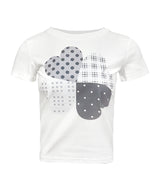 パッチハートグラフィックTシャツ