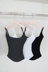 Rocky Deep Round Ribbed Sleeveless