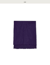 vintage purple chiffon midi skirt