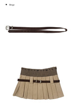 [Belt SET] シーロンコーデュロイベルトミニスカート