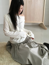Cross strap drape T