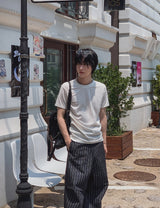 [LAN ARCHIVE] サイドシャーリング半袖Tシャツ