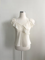 Petal drift blouse