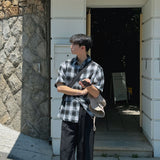 ASCLO Retro Check Short Sleeve Shirt (3color)