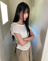 チェタフラワー半袖Tシャツ