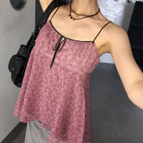 [MADE] エインビンテージベルベットリボンフラワーノースリーブブラウス