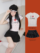 マイラブパピーラブリーショートスリーブTシャツ