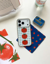 [MADE]トマトソーダ シルバー エポキシ iPhoneケース