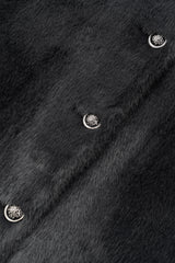 ミンクパファーツイードリバーシブルジャケット