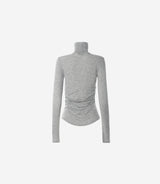 Newalrin Winter Pin tuck See-Through Top