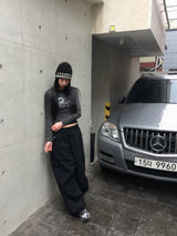 クワーティストライプシアード長袖T (4c)