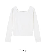 パラ オフショルダー ボートネック ロングスリーブ ティー