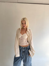 BOHEMIAN CUT-OFF SHIRT
