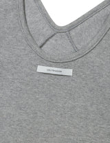 ラップ シャーリング トップ(GREY)