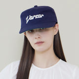 New Wave Varzar Applique Pillbox Cap Navy