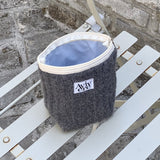 classic pouch_knit dark gray