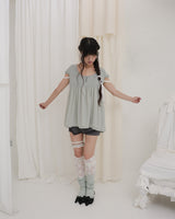 APRON MICRO PANTS / GREY
