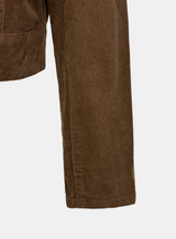 Della Corduroy Short Zip-Up Jacket