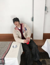 No.1568 USA fh KNIT ZIP-UP (3color)
