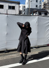 マルチレイヤードラップスカート