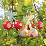 【MADE】BEADS CHERRY KEYRING