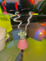 Kitsch cubic snake ornamental hairpin_1