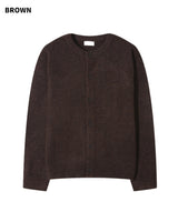 (UNISEX)ウールブレンド ニット カーディガン