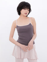 Dot Two-Tone Sleeveless (COCOA)