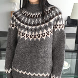 Popping Nordic Loose Fit Round Knitwear