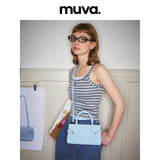 muva. 本革 チャーム付 3WAY ミニトートバッグ