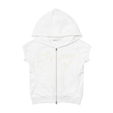 ホットフィックスパフスリーブフードジップアップ (IVORY) F26QB151