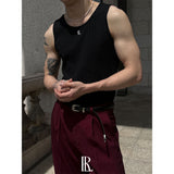 [S/S] High ribbed logo sleeveless(6color)