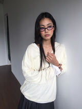 Cinnamon Summer V-neck Knit (6color)