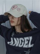 LEO APPLIQUE BALL CAP / BEIGE
