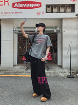 Blossom プリントピグメント半袖Tシャツ