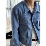 [F/W] Suede trucker jacket(4color)