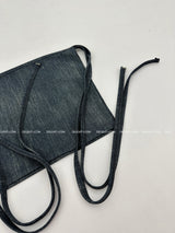 strap denim crop top