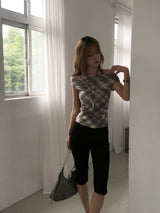 Check halter latyered T
