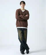 Basic Washing Wide Denim Pants - 4COLOR