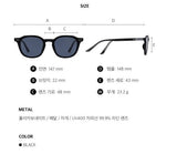 MOP NO.5 mother-of-pearl SUNGLASS BLACK