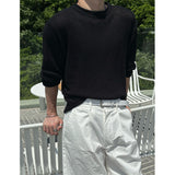 [S/S] Hazzi boucle linen round neck knit(4color)