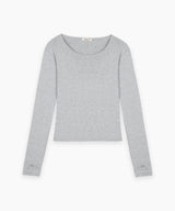 [BELLIDE MADE] クッキー、ストライプフィンガーホールTシャツ