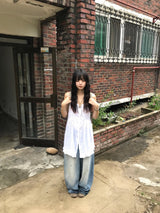 プルーレイヤードワンピース