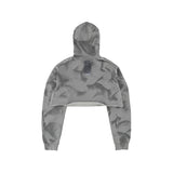 クロップダメージスウェットシャツ (GRAY)