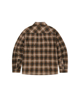 FLANNEL CHECK SHIRT_BROWN